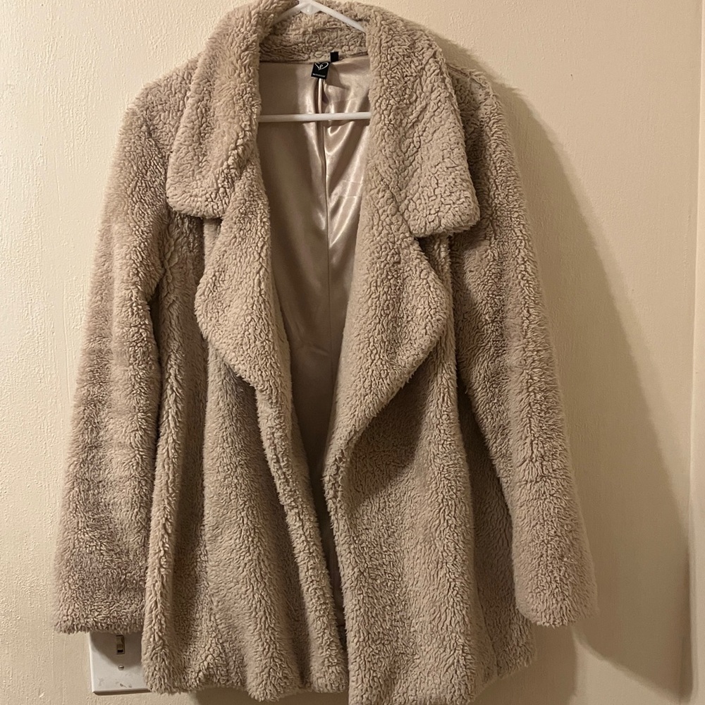 Fur Teddy Jacket Size Large